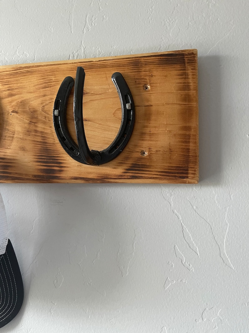 Horseshoe Coat Rack Etsy