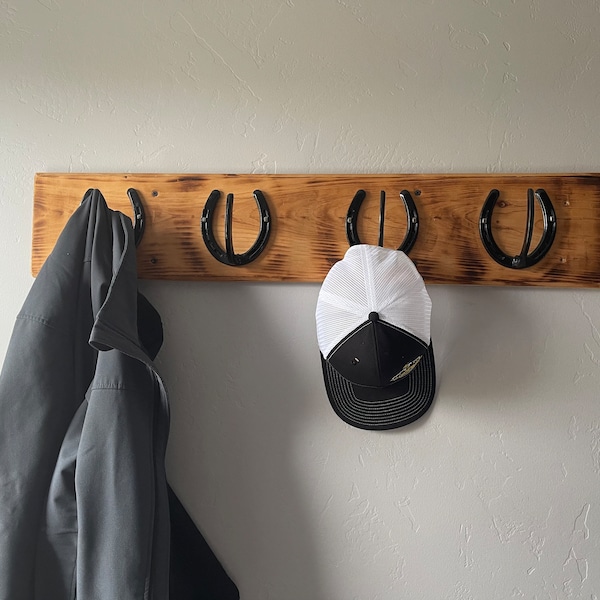 Horseshoe Coat Rack