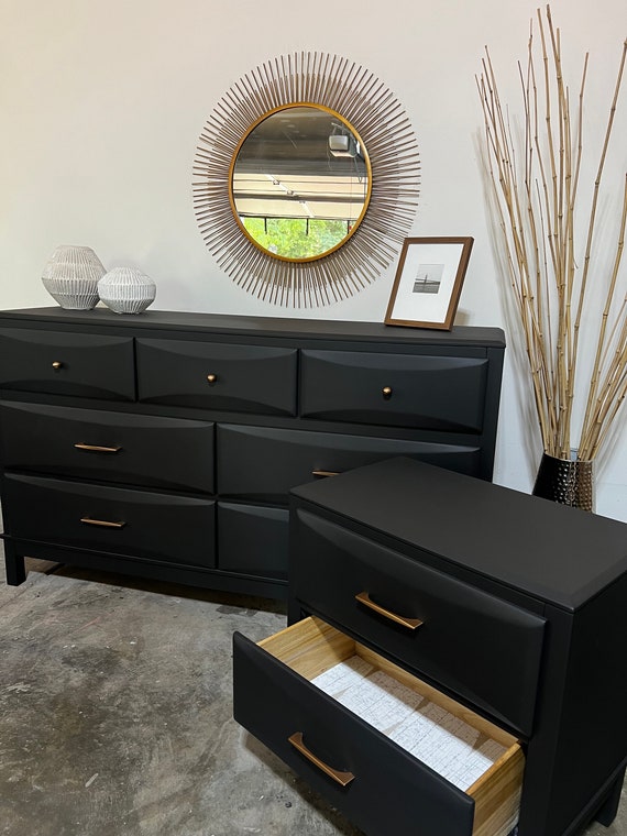 SOLD Moody Dresser & Nightstand Set - Etsy