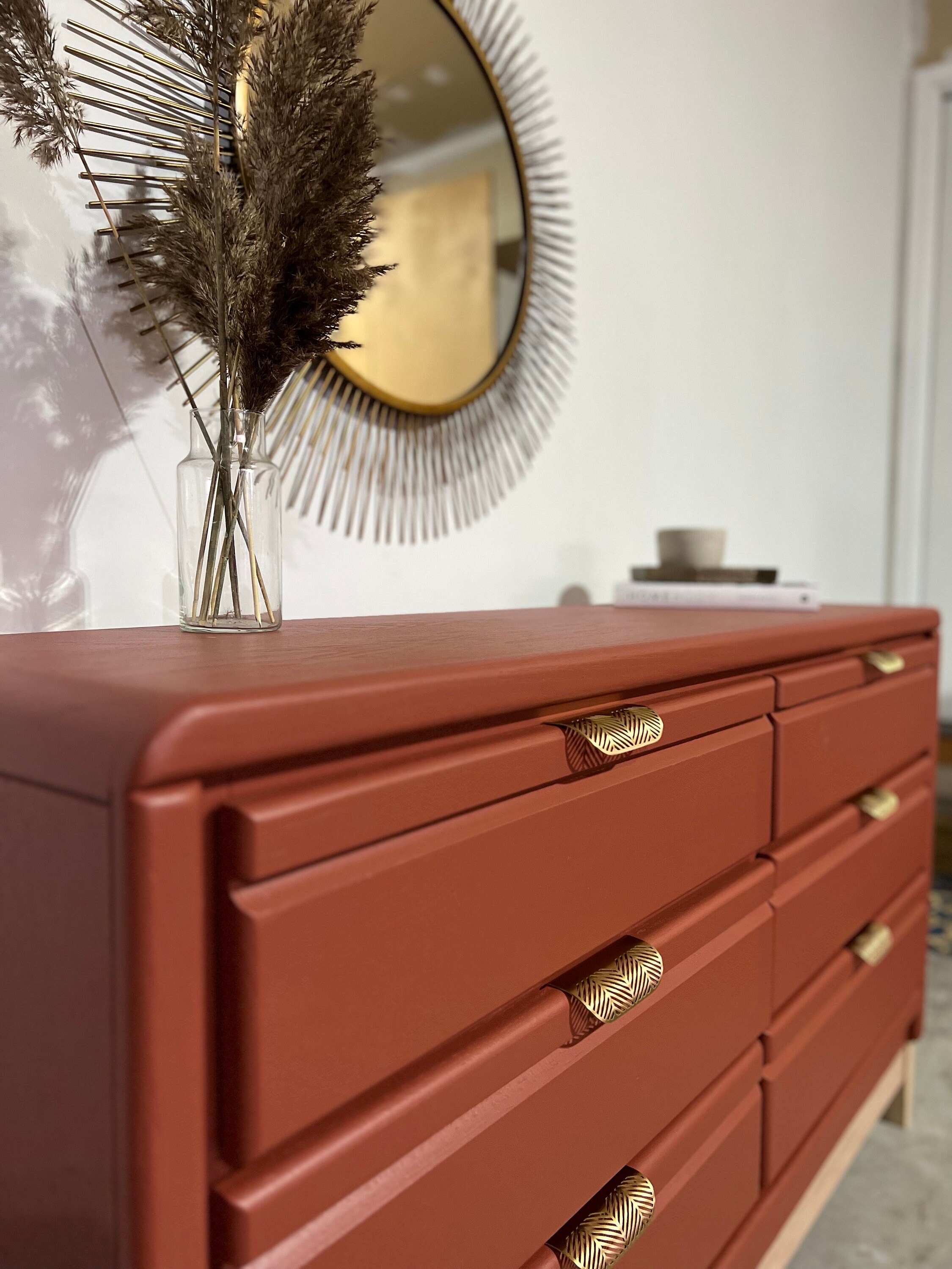 SOLD Stylish 6-drawer Dresser - Etsy