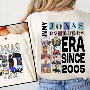 Jonas Bros Vintage Frame 20th Anniversary Tour 2025 T-Shirt
