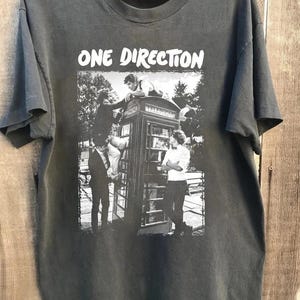 One Direction Album Shirt One Direction Concert Tour Shirt Cotton Printed T-Shirt y2k Top Street Style Harajuku Men&#39;s Clothing