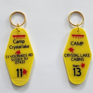 Camp Crystal Lake hotel keychain
