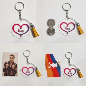 STAY acrylic keychain