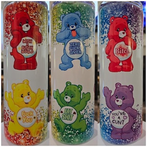 Swear Bears 20oz sublimation tumbler