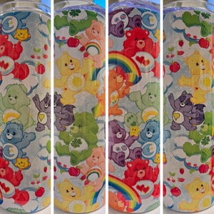 Care Bears 20oz sublimation tumbler