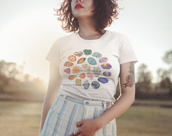 Gems and Minerals  | Unisex Tee | Ethically made in LA | Unisex Sizes XS-4XL