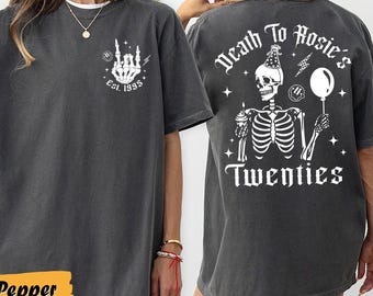 Custom 30th Birthday Shirt, Death To My Twenties Shirt, RIP To My Twenties,30th Birthday Gift for Her, 30th Birthday Gift,1995 Birthday Gift