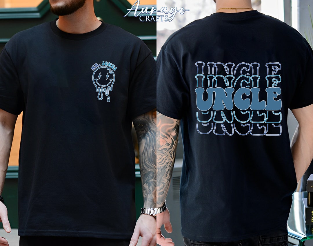 Custom Uncle Shirt,cool Uncles Club Shirt, Uncle Shirt, Uncle Gift ...
