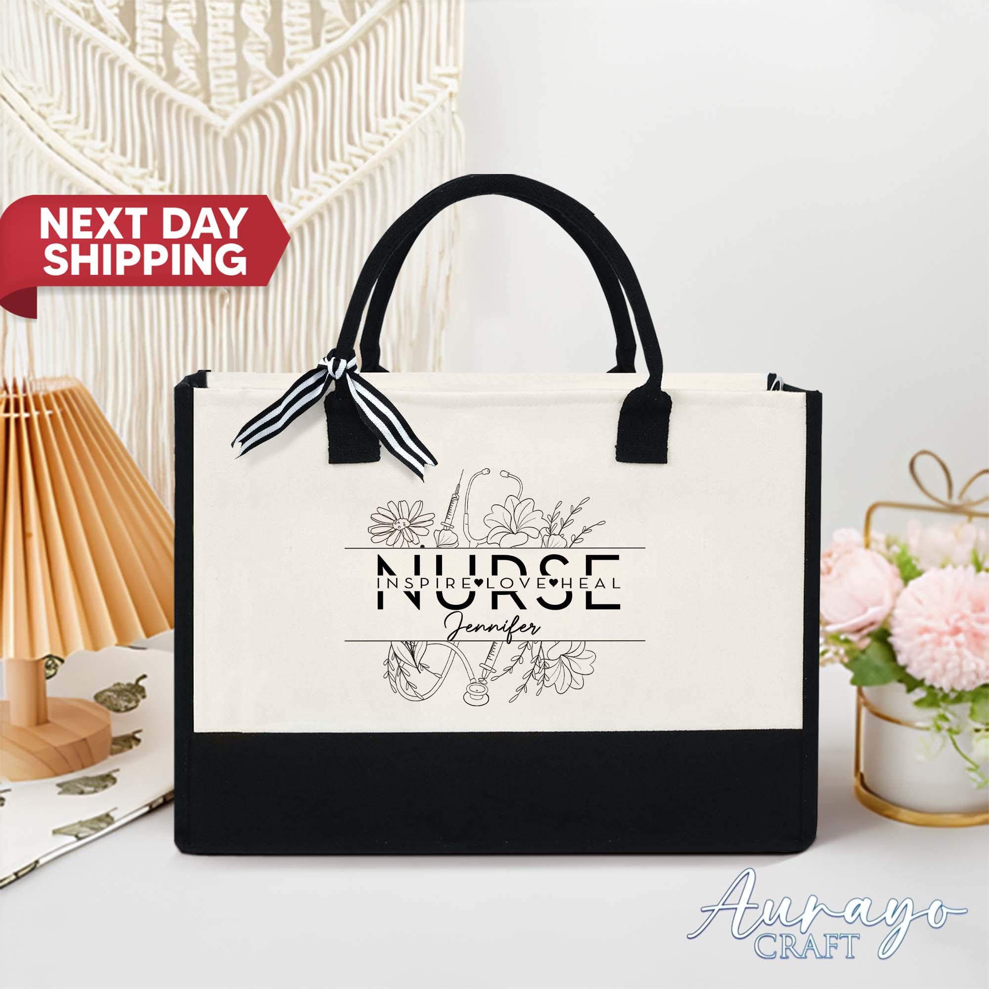 Nurse tote bag etsy sale