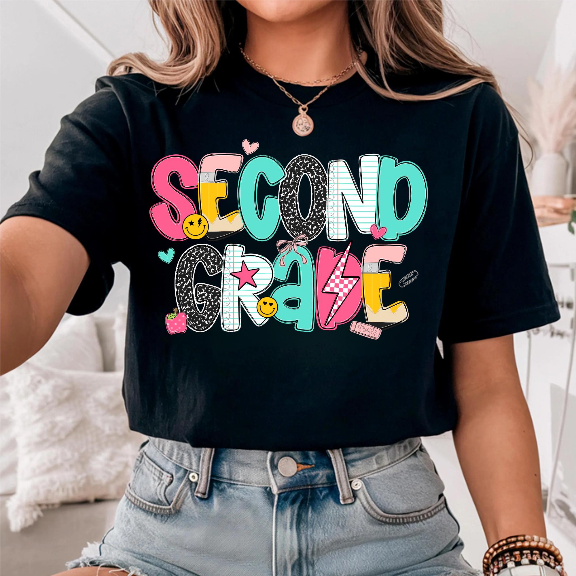Comfort Colors Second Grade Shirt, Custom Teacher Shirt, 2nd Grade Teacher Shirt,Back to School Shirt,Elementary Teacher Shirts,Teacher Gift