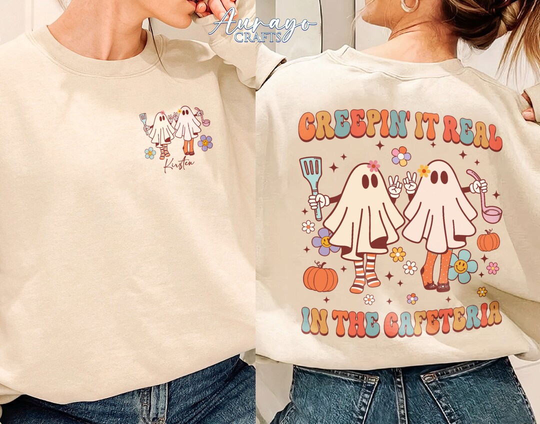 Personalized Lunch Lady Shirt, Halloween Lunch Lady, Gift for Lunch