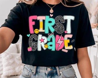 Comfort Colors First Grade Shirt, Custom Teacher Shirt, 1st Grade Teacher Shirt, Back to School Shirt,Elementary Teacher Shirts,Teacher Gift