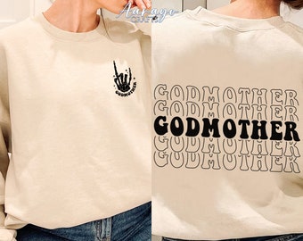 Personalized Godmother Shirt, Godmother gift, Gift For Godmother, Godmother Gift from Goddaughter, Mother&#39;s Day Gift, Custom  Godmom Gift