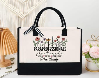Paraprofessional Tote Bag, Teacher Appreciation Gift, Para Tote, Para Appreciation Gift, Paraprofessional Gifts, Para Educator, Teacher Aide