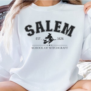 Salem Massachusetts Sweatshirt, Salem Witch Crewneck, Witch aesthetic, Halloween Shirt, Witchy Gift For Her, Occult Shirt, Funny Halloween,