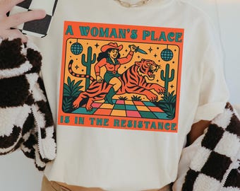 Camiseta Feminista Colores Confortables, Resist, Derechos de las Mujeres, Camisa de Moda para Mujer, Aplastando el Patriarcado, Resistencia, Justicia Social, Pro Elección