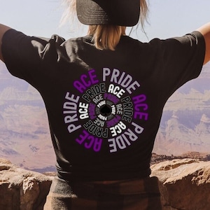 Asexual Pride T-Shirt, Ace Pride Shirt, LGPTQ+ Shirt, Asexuality Shirt, Gift for Ace, Ace T-Shirt, Ace Ally, LGBTQ Ally Shirt, Asexual Gift