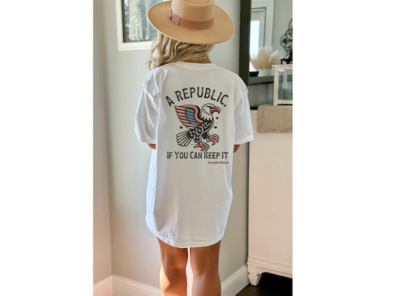 Political Shirt, Benjamin Franklin Quote, Resist, Anti-Trump Democrat T-Shirt, 4th of July Tee Shirt, Womens Rights, Feminism, Human Rights