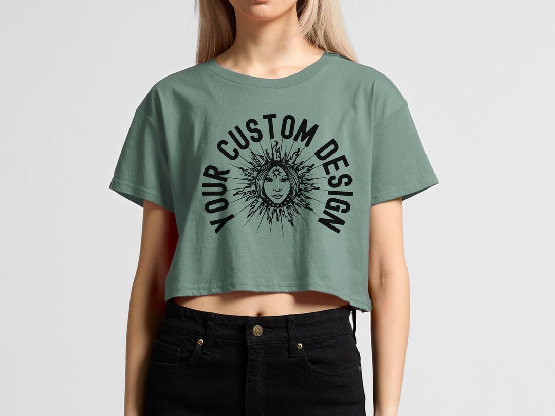 Customisable Tops Custom Cropped Top - Etsy