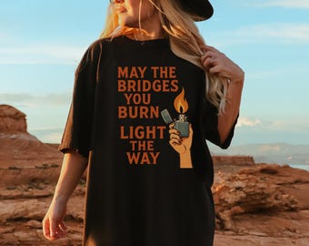 Maglietta Burning Bridges Comfort Colors, Maglietta Resist, Smash Patriarchy Womens Rights Empowerment, Maglietta femminista retrò, FDT Resistance