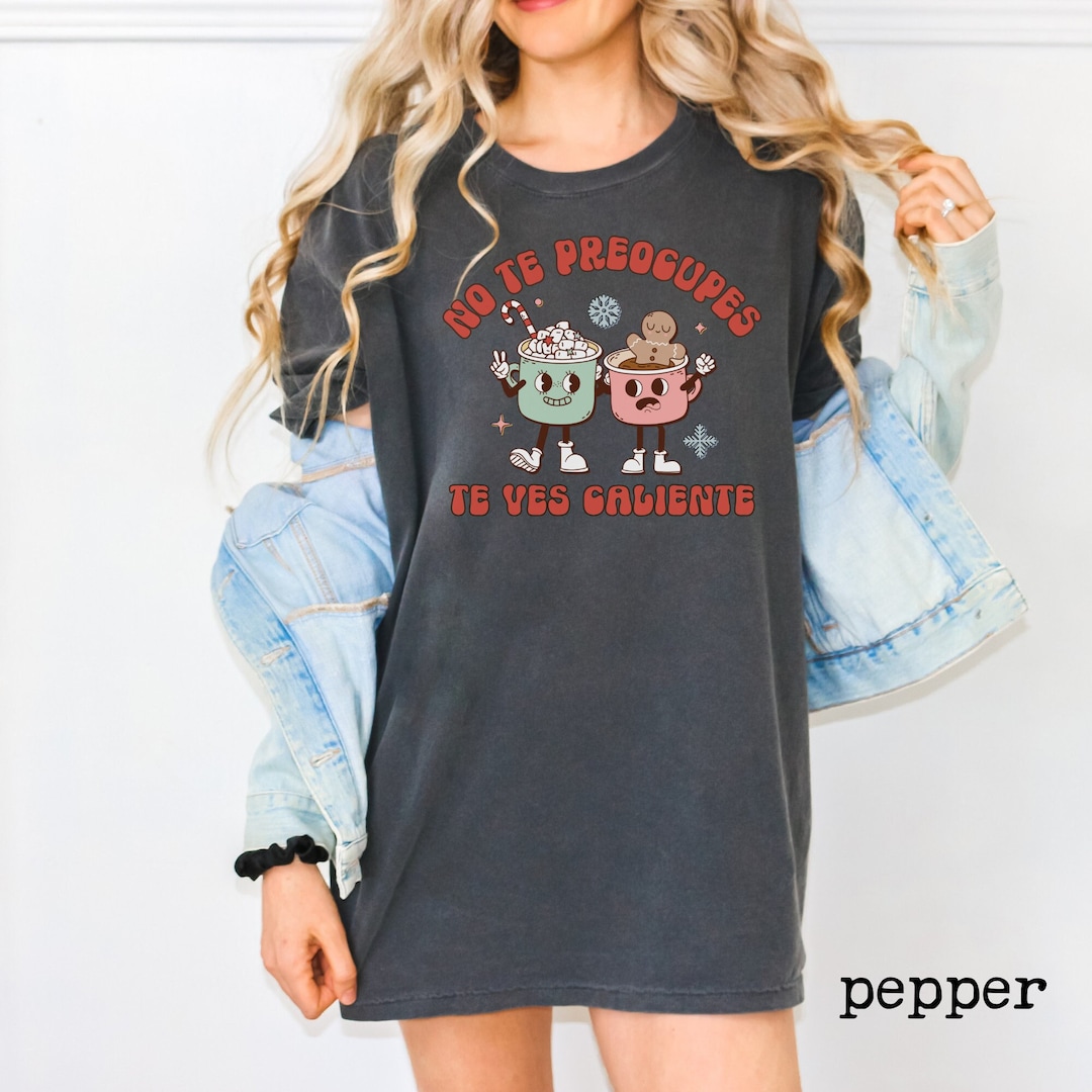 Funny Spanish Retro Christmas Comfort Colors T-shirt, Navidad Shirt ...