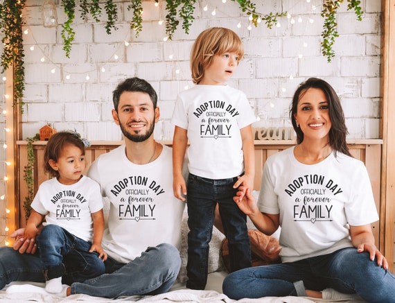 Forever Family Day Matching Family Adoption Tshirt Forever Family Day Matching Family Adoption Tshirt