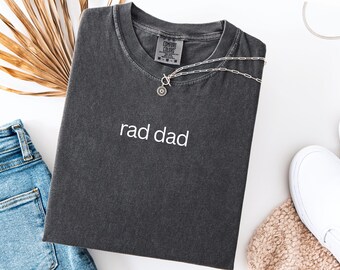 Rad Dad Society T-Shirt, Cool Dad Club, Dad Life Tee, First Fathers Day Present, Dad of Girls, Papa Of Boys, Gift For Husband, Daddy T-shirt