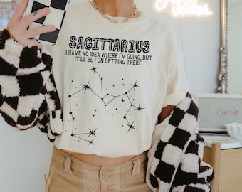 Sagittarius Comfort Colors T-Shirt, Funny Gift For Sagittarius, Zodiac Shirt, Sagittarius Birthday, Sagittarius Astrological, astrology