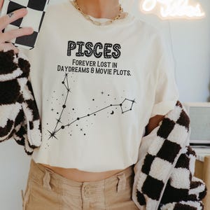 Camiseta Pisces Comfort Colors, Presente Engraçado Para Peixes, Camiseta Zodíaco, Aniversário De Peixes, Astrologia De Peixes, Astrologia, Mapa Astral Celestial