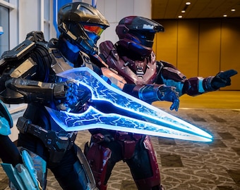 ¡Réplica de espada de energía de Halo con luces, animaciones y sonidos!