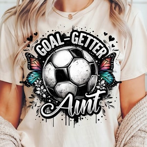 Torjäger Tante PNG, Fußball Tante PNG, Sublimationsdesign, digitaler Download Png, Fußball PNG, Fußball Titi Png, Fußball Frau Png