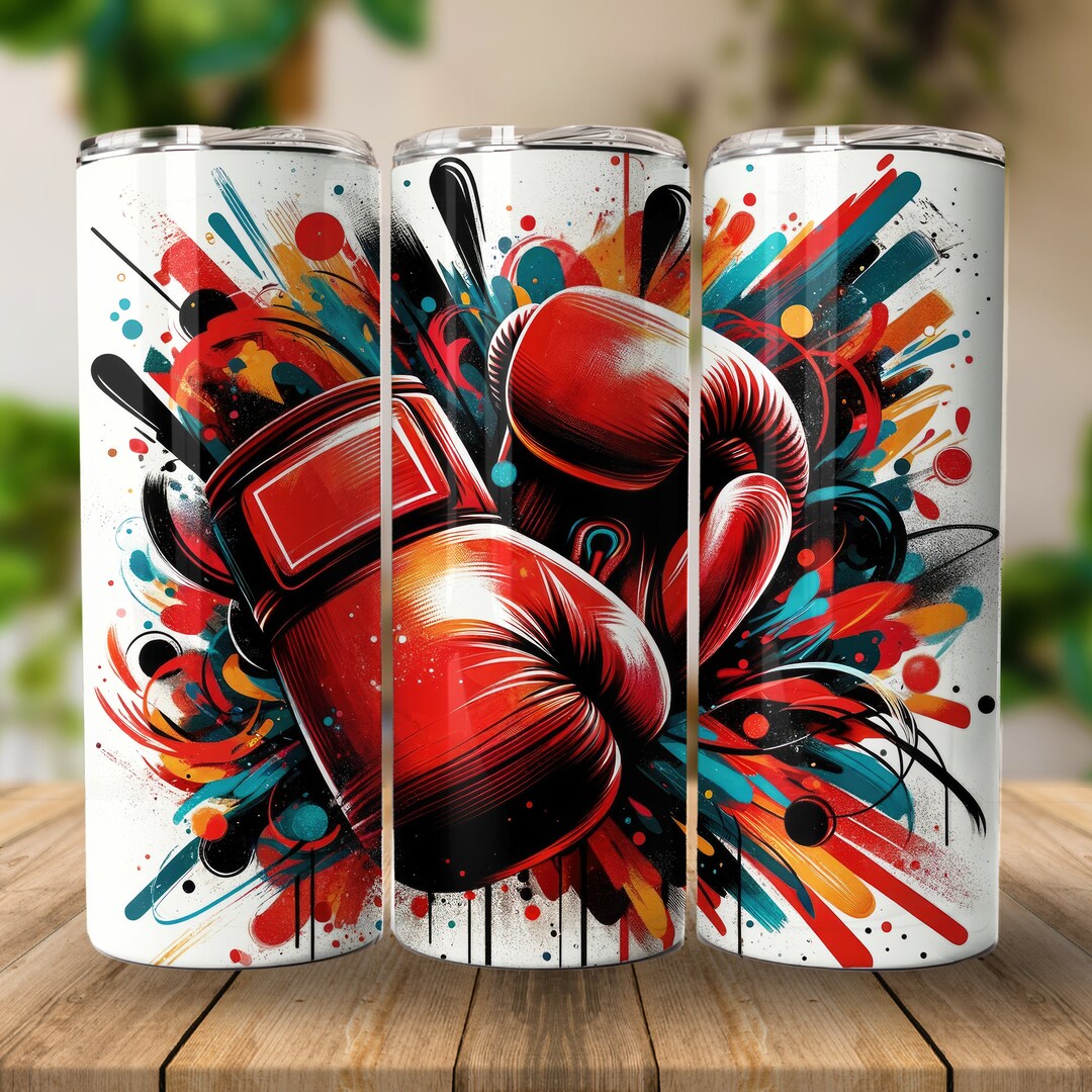 Boxing 20 Oz Straight Tumbler Sublimation Design Digital Download PNG ...