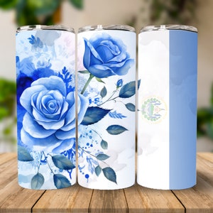 El Salvador Tumbler Wrap | El Salvador Tumbler Design | 20oz Sublimation Tumbler | PNG Straight Skinny Tumbler |Sublimation Design | Digital