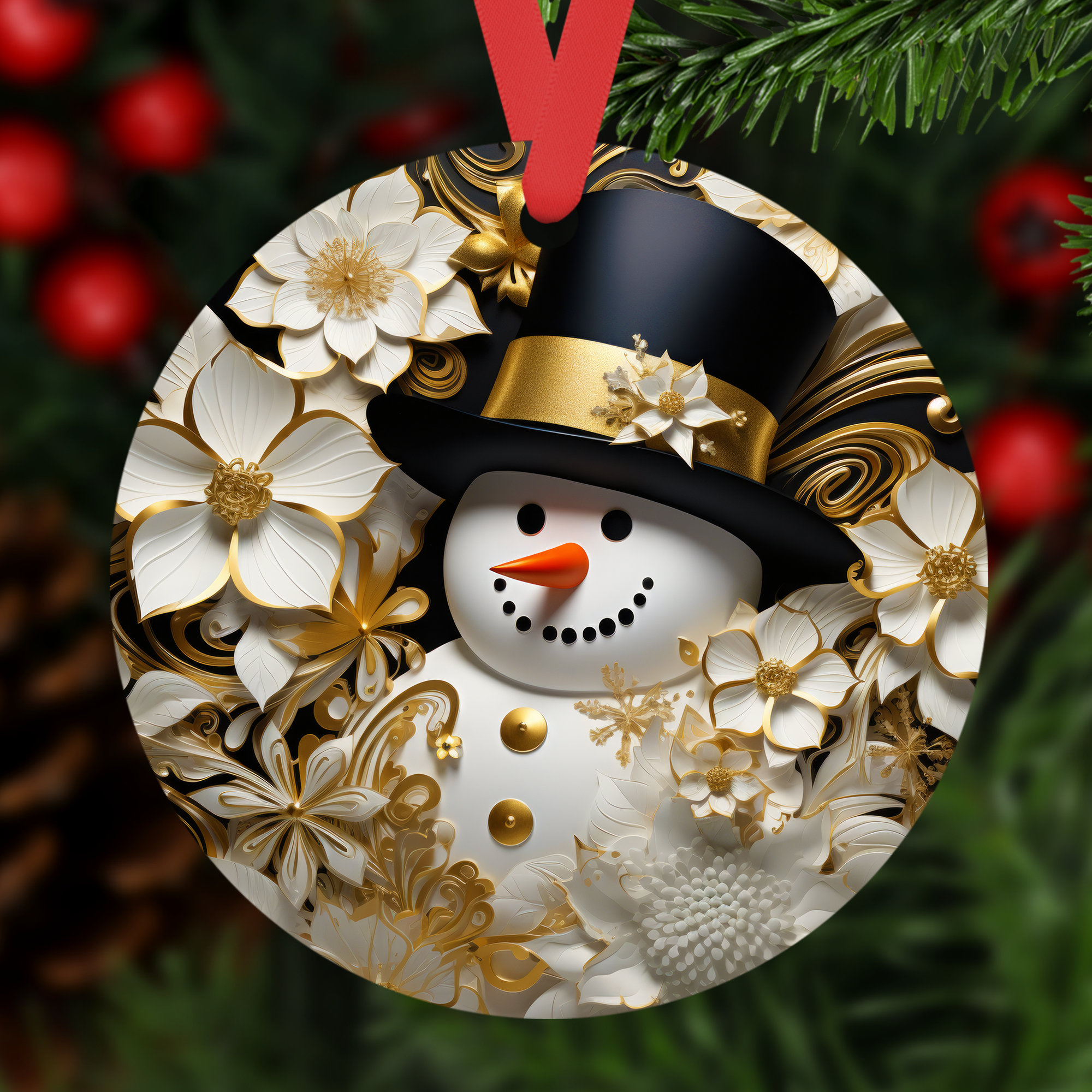 Christmas Ornament (Sublimation Blank) – Dual Graphic Designs