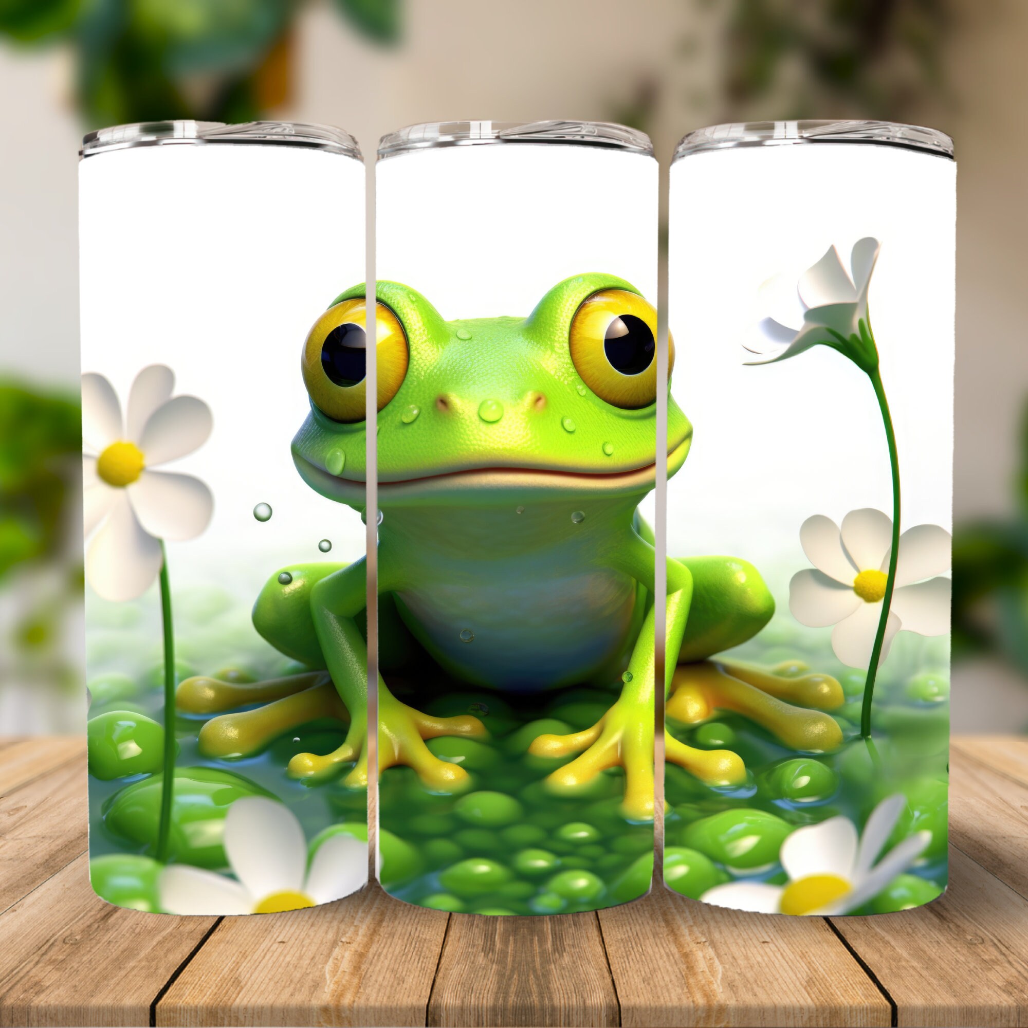 3D Frog Tumbler Sublimation Transfer – Glitter N Glitz Designs