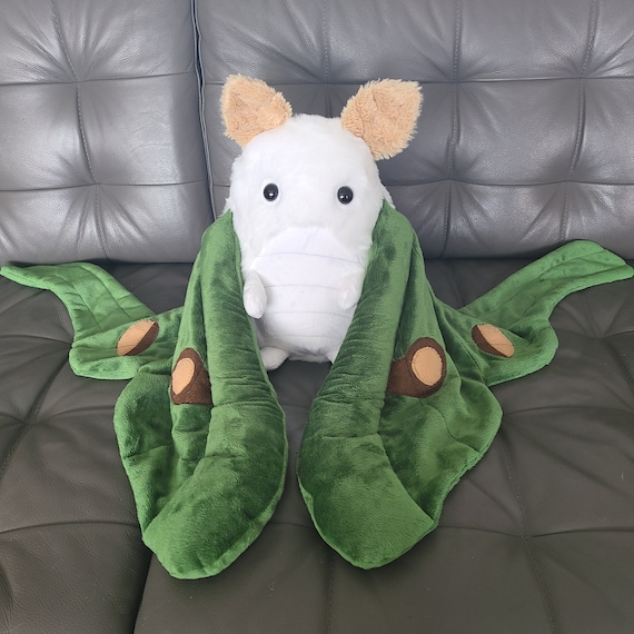 5lb Weighted Plush Luna Moth | Soft Sculpture Moth Art Doll Collectible | Weighted Anxiety Blanket | Stim Toy |...