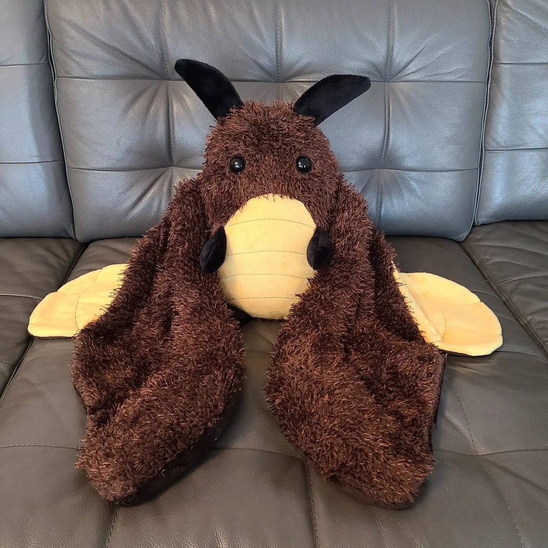 2lb Weighted Plush Deaths Head Hawkmoth Soft Sculpture Moth Art Doll