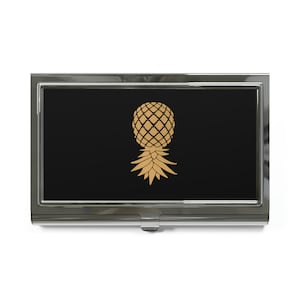 Umgekehrte Ananas Swinger Visitenkartenhalter