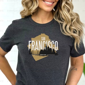San Francisco Shirt, San Francisco Tshirt, Golden Gate Bridge Shirt, San Francisco Apparel, San Francisco Souvenir, San Francisco Gift Ideas