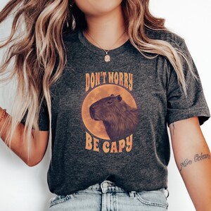 chemise Capybara vintage, chemises pour rongeurs, chemise Capybara drôle, chemises souris cowboy rat sweat à capuche graphique thème western vintage, col rond Capybara