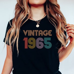 59th Birthday Shirt, Vintage 1965 Shirt, 59th Birthday Gift For Women, 59th Birthday Gift For Men, 1965 Vintage Gift Shirt, Vintage est 1965
