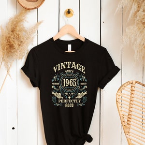 59th Birthday Shirt, Vintage 1965 Shirt, 59th Birthday Gift, Born in 1965 Birthday Shirt, 59th Birthday Gift For Women, Retro Shirt