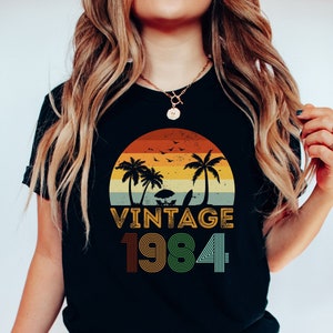40th Birthday Shirt, Vintage 1984 Shirt, 40th Birthday Gift For Women, 40th Birthday Gift For Men, 1984 Vintage Gift Shirt, Vintage est 1984