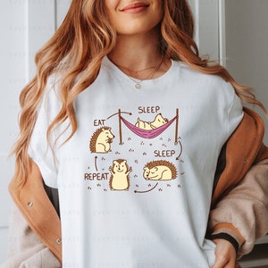 Funny Hedgehog Shirt, Pocket Hedgehog Shirt, Cottage Core Shirt, Hedgehog Anatomy Sweatshirt, Hedgehog tee, Porcupine, Pocket Hedgehog Shirt