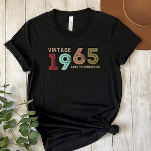 59th Birthday Shirt, Vintage 1965 Shirt, Well Aged 1965 Tee, 59th Birthday Gift for Women, 59th Birthday Shirt For Men, Original Parts Shirt
