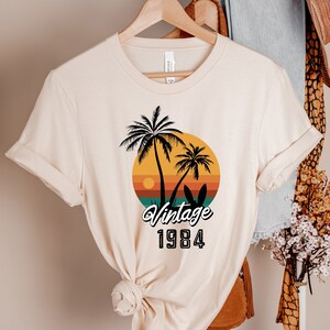 40th Birthday Shirt, Vintage 1984 Shirt, 40th Birthday Gift, Born in 1984 Birthday Shirt, 40th Birthday Gift For Women, Retro Shirt, Vintage