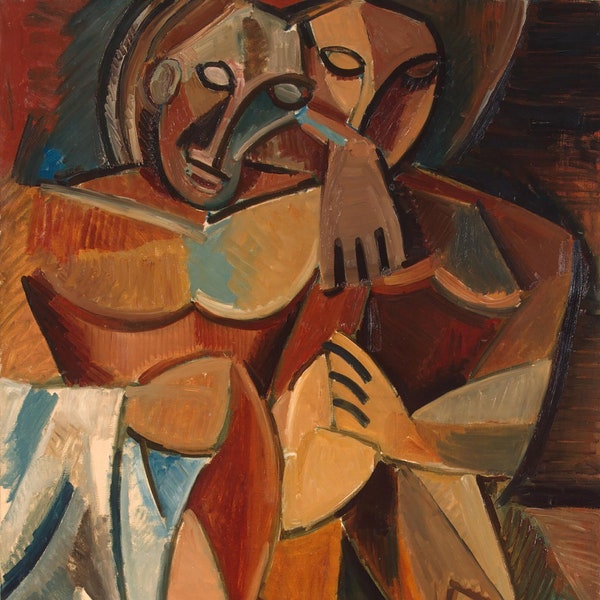 Pablo Picasso - Friendship (1908) - 17" x 22" Fine Art Print