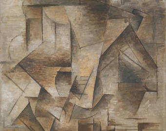 Pablo Picasso - Guitar Player (1910) Cubist - 17" x 22" Fine Art Print