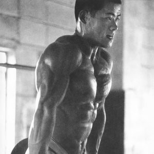 Tamotsu Yato - Vintage Bodybuilder Workout Japanese Muscle 1960s - 17&quot; x 22&quot; Fine Art Print
